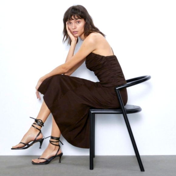 Zara WOMANS Draped TANK Top - Picture 2 of 8